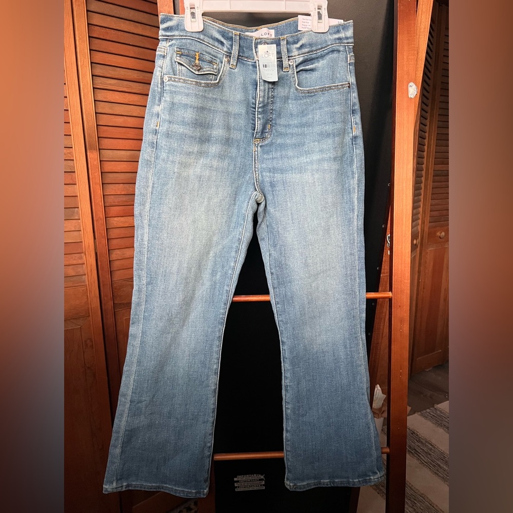 LOFT The Kick Crop Jeans